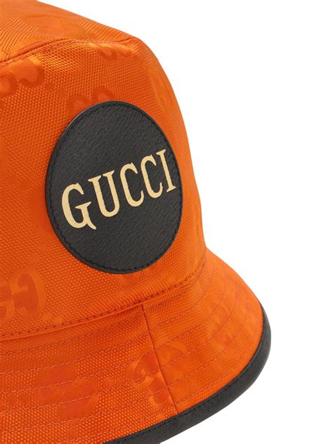 orange gucci bucket hat.